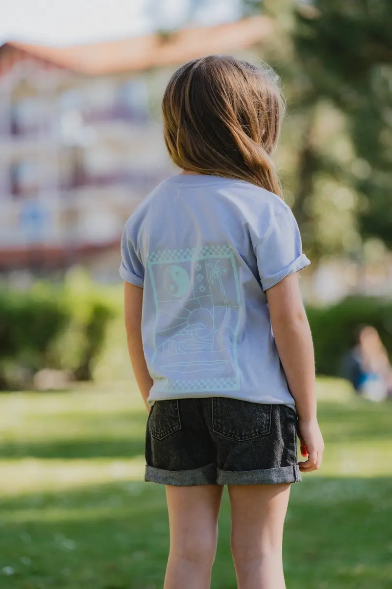 T-shirt enfant violet Bali