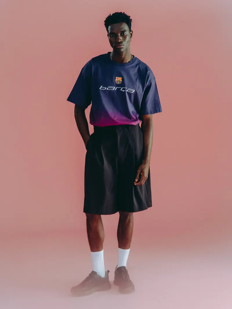 T-shirt gradient Festival Barça - Oversize