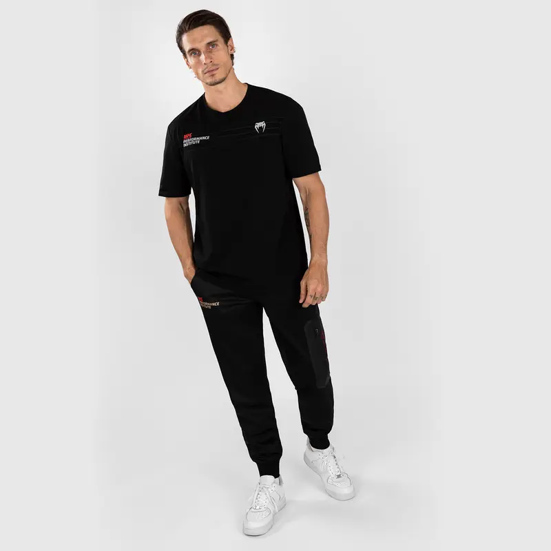 T-Shirt Homme UFC Venum Performance Institute 2.0 - Noir/Rouge