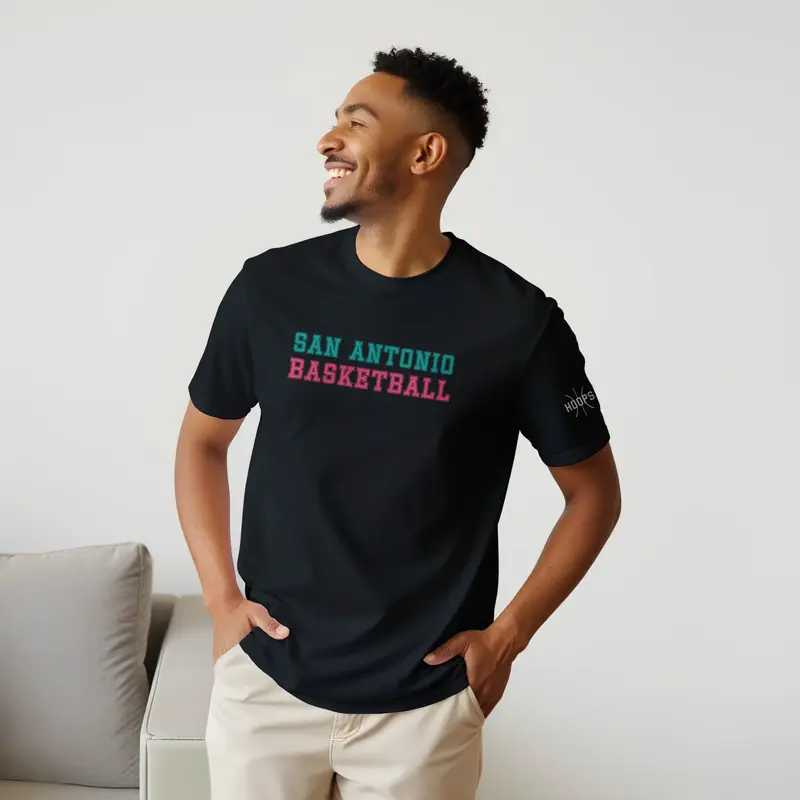 T-Shirt Hoops Loud City - San Antonio