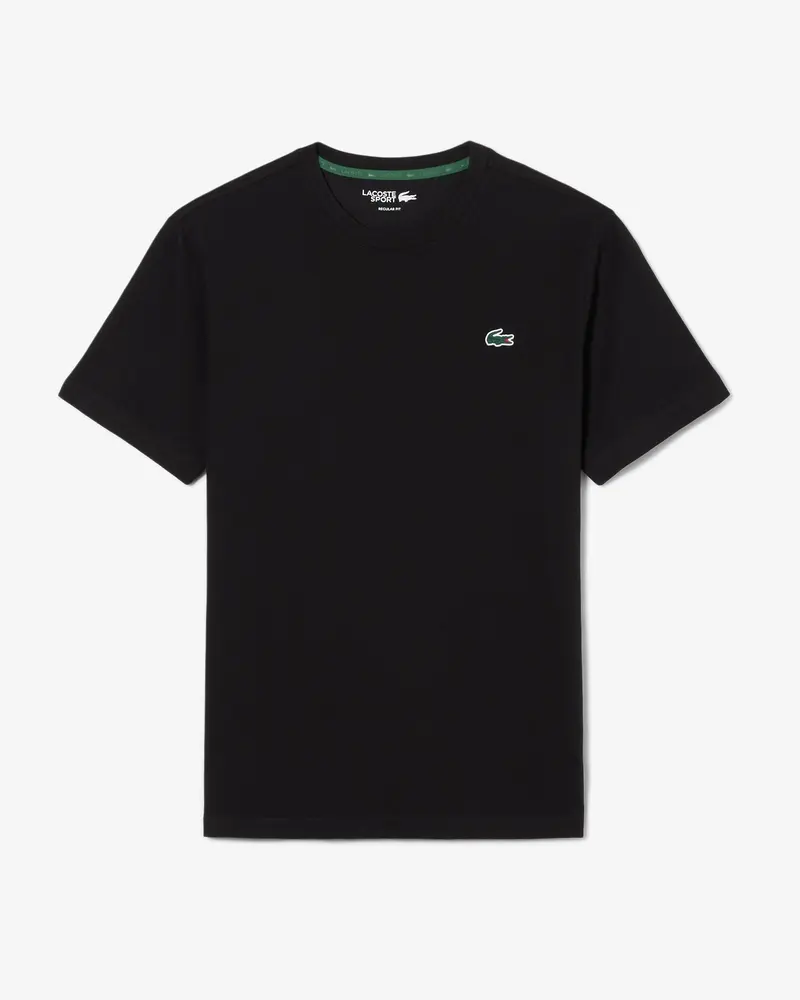 T-SHIRT LACOSTE CORE PERFORMANCE GRAPHIQUE (NOIR)