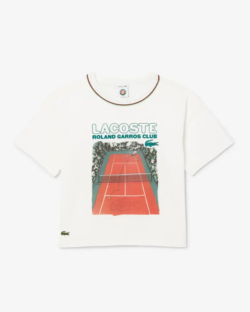 T-SHIRT LACOSTE ROLAND GARROS FEMMES 2025