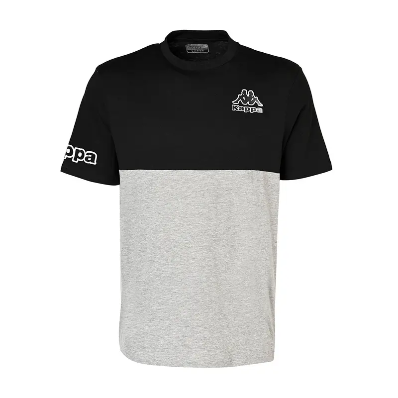 T-shirt Logo Feffo Gris Homme