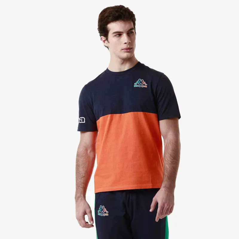 T-shirt Logo Feffo Orange Homme