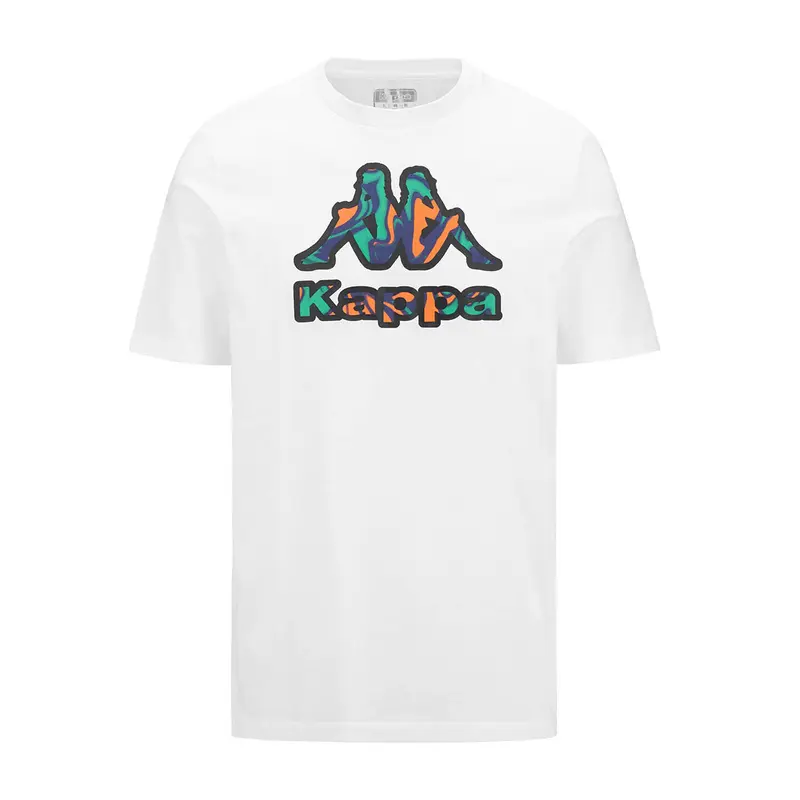 T-shirt Logo Fioro Blanc Homme