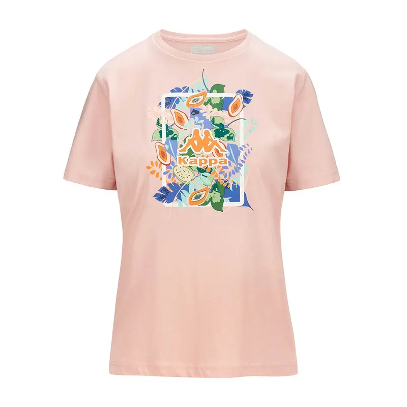 T-shirt Logo Frienda Rose Femme