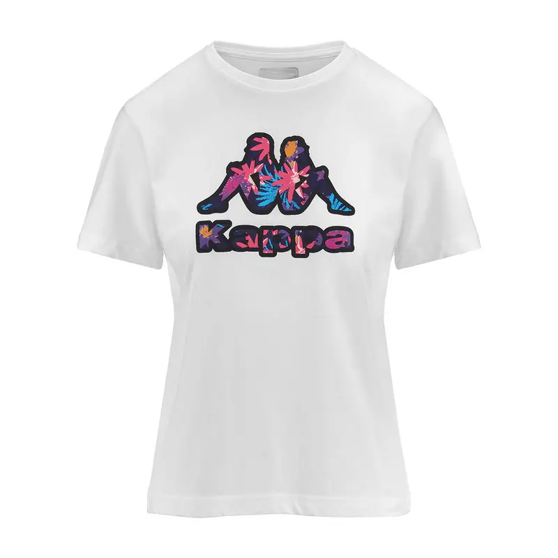 T-shirt Logo Fujica Blanc Femme