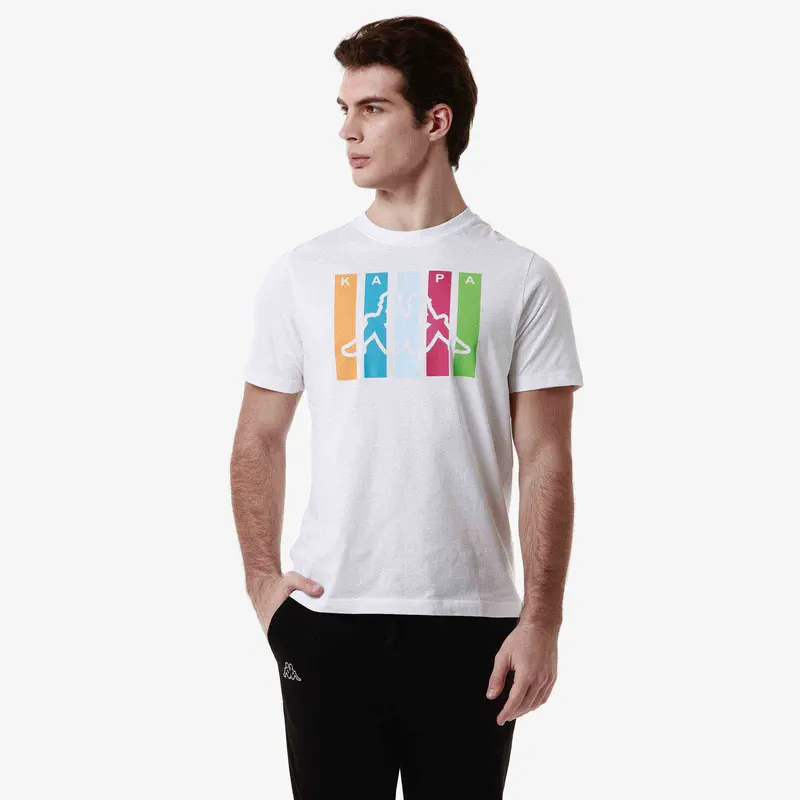 T-shirt Logo Funior Blanc Homme