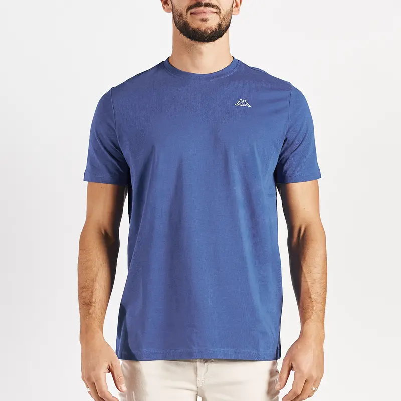T-shirt Luc Robe di Kappa Bleu Unisexe
