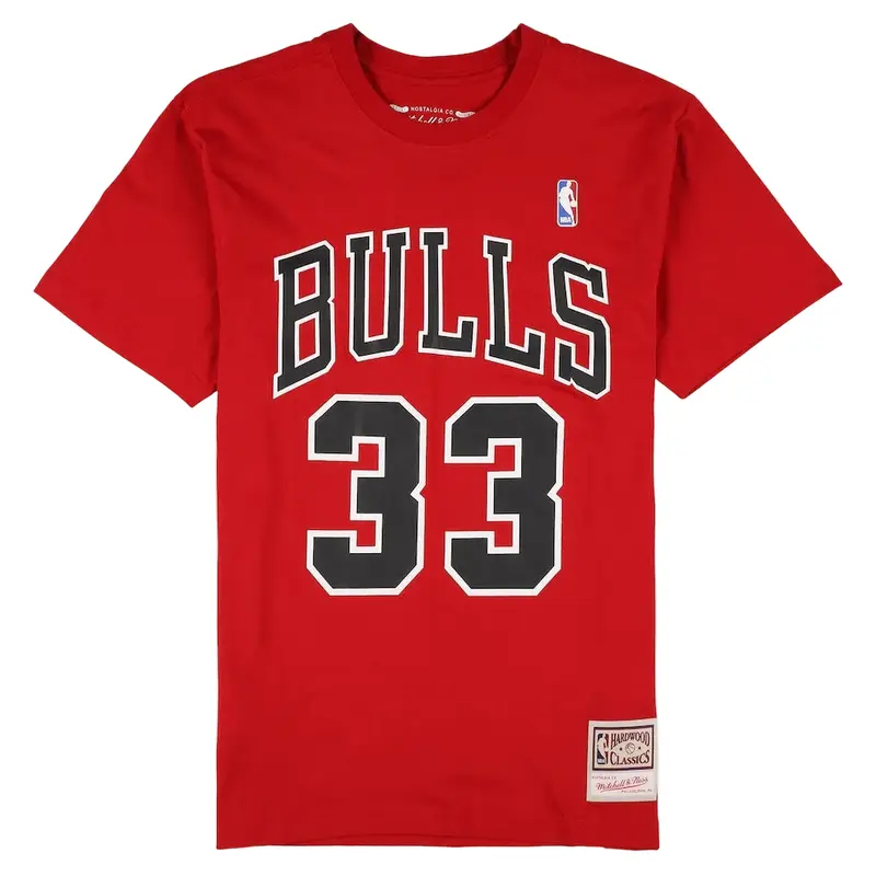 T-Shirt M&N  Name & Number Scottie Pippen