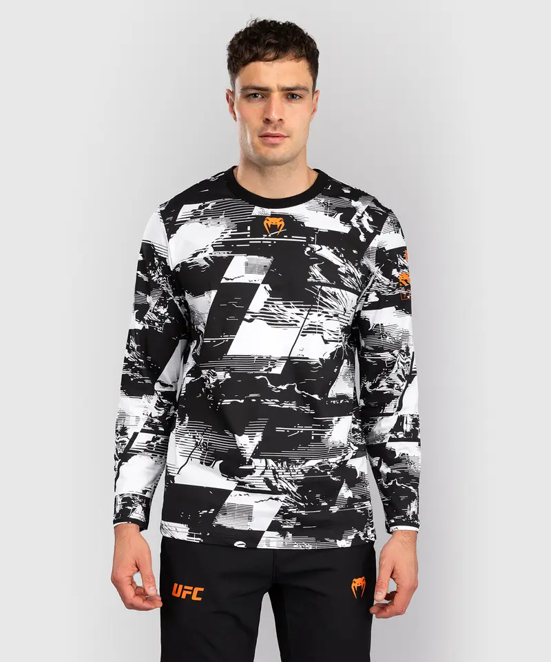 T-shirt manches longues Homme UFC Zenith by Venum Authentic Fight Week - Blanc