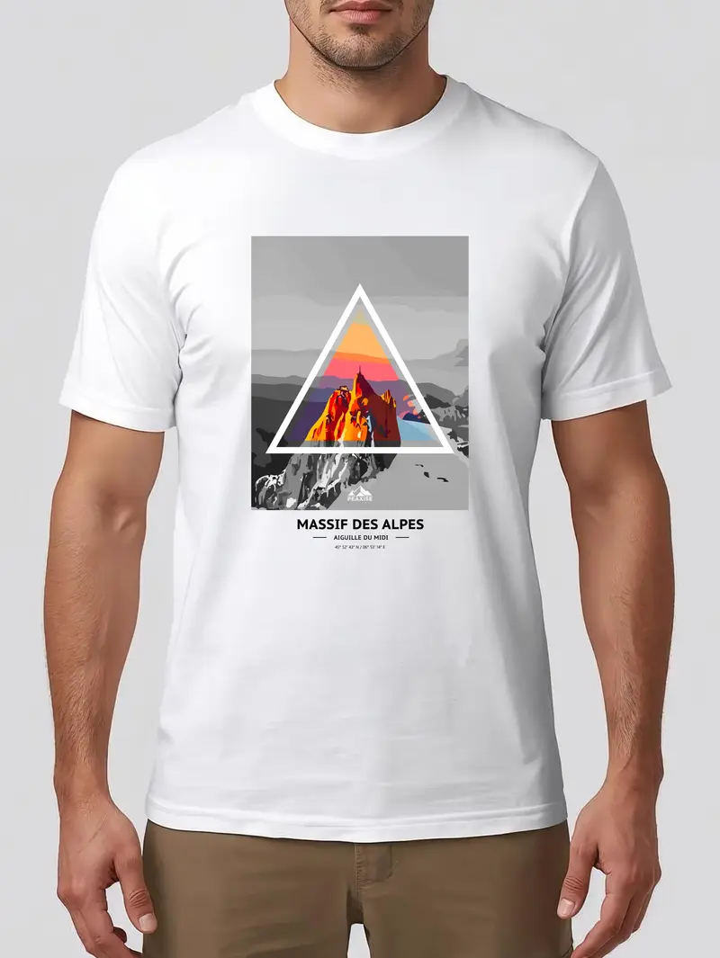 T-shirt Massif des Alpes