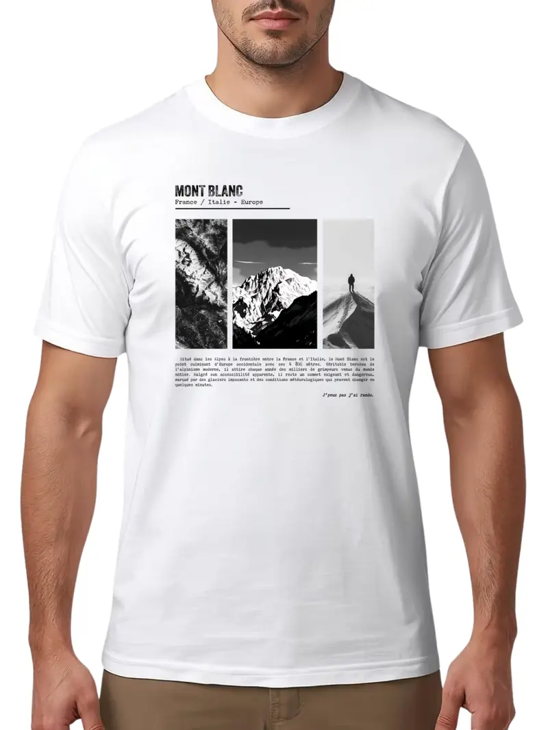 T-Shirt Mont blanc