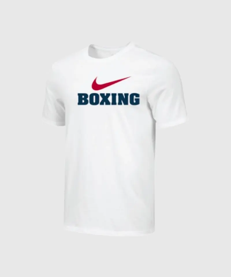 T-Shirt Nike Boxing Rawdacious - Blanc/Bleu Roral