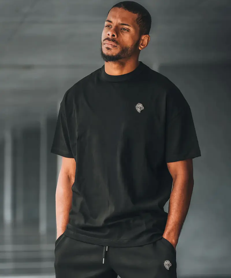 T-Shirt Oversize Pride Or Die Fearless - Noir
