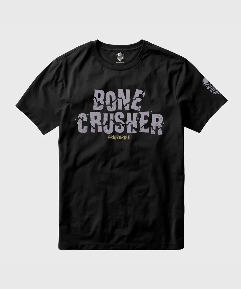T-Shirt Pride Or Die "Bone Crusher" V.2 - Noir