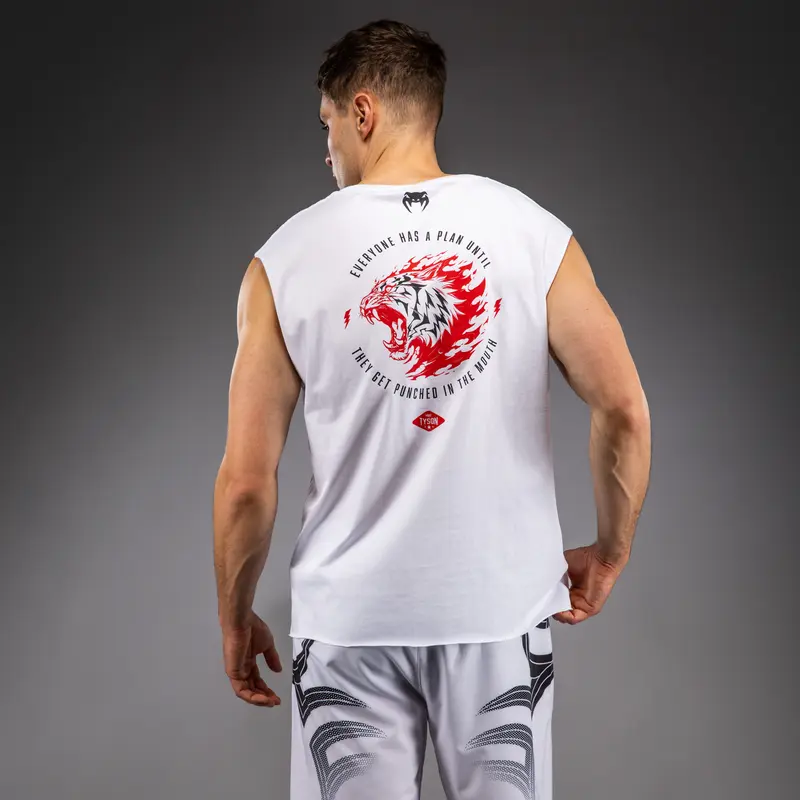T-shirt sans manches Venum x Mike Tyson Tiger - Blanc Optique