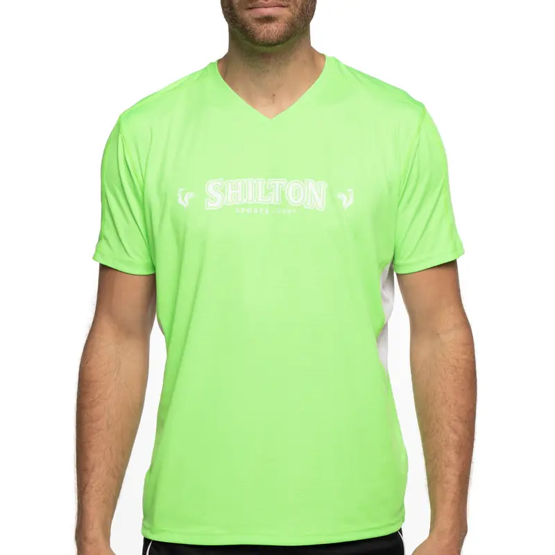 T-shirt sport col v