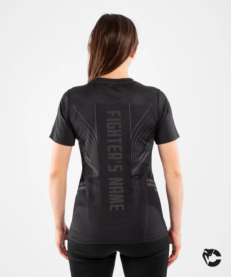 T-shirt Technique Femme Fighters UFC Venum Authentic Fight Night - Noir