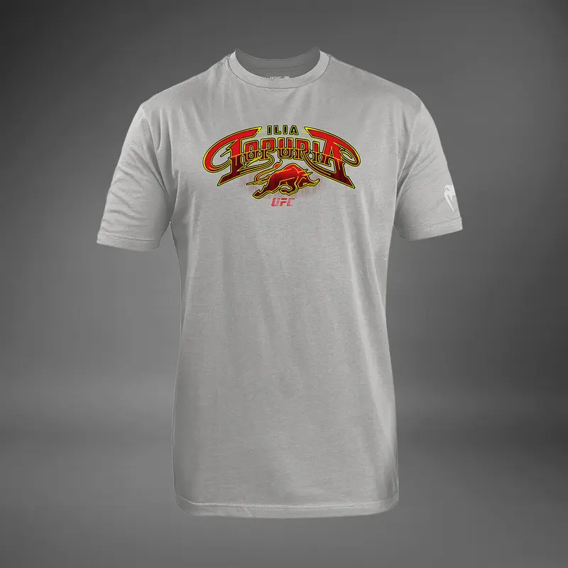 T-Shirt UFC Unrivaled by Venum Ilia Topuria - Gris Mélangé