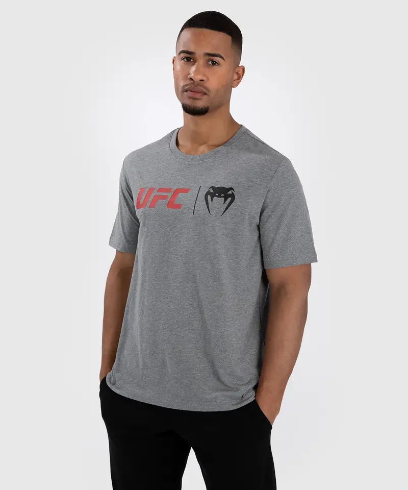 T-Shirt UFC Venum Classic - Gris/Rouge