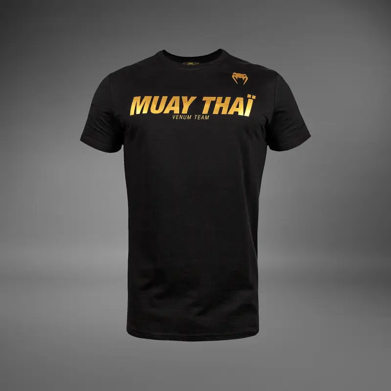 T-shirt Venum Muay Thai VT – Noir/Or