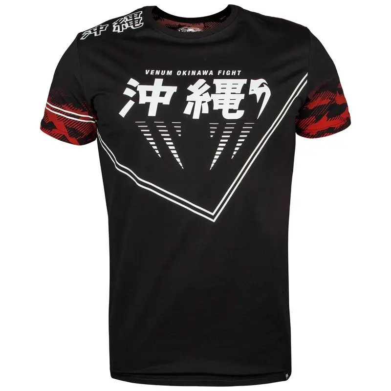 T-shirt Venum Okinawa 2.0 - Noir/Blanc-Rouge