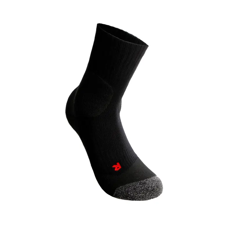 TE2 Chaussettes De Tennis Hommes-Noir,Gris Foncé