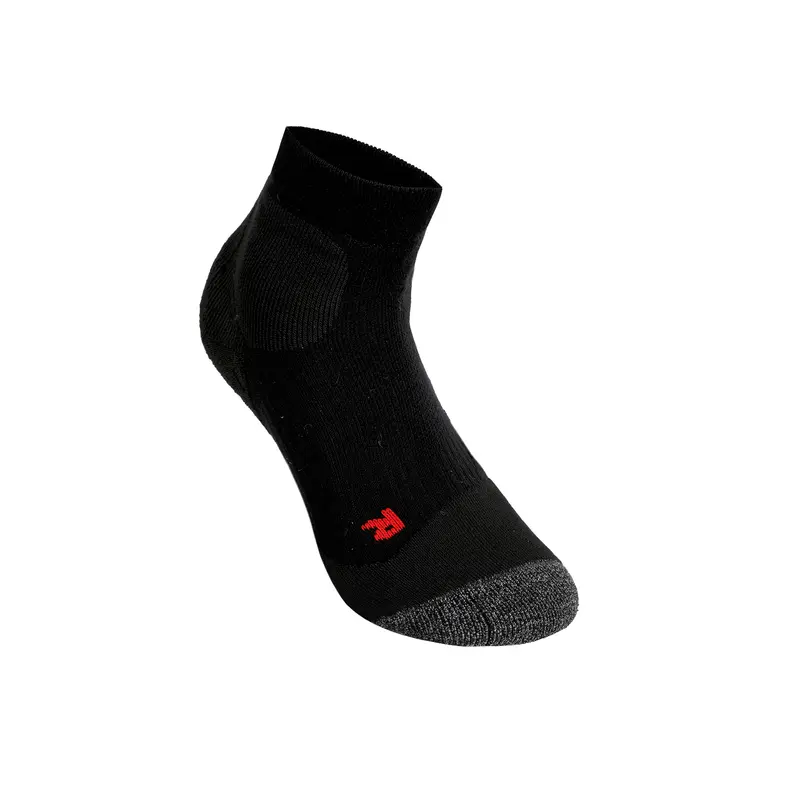 TE2 Short Chaussettes De Tennis Femmes-Noir,Gris Foncé