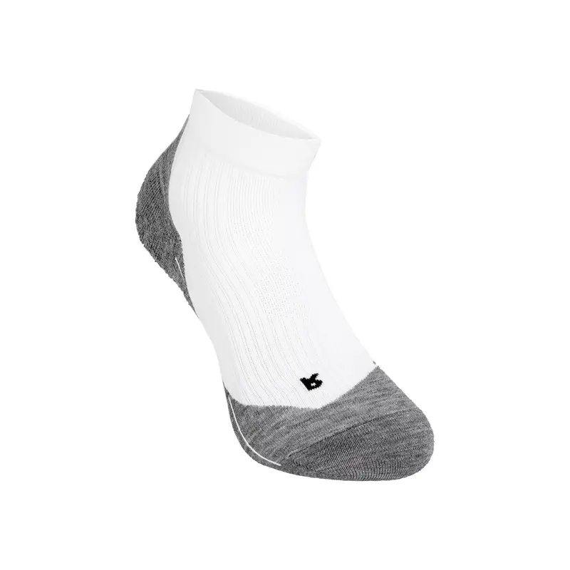 TE4 Short Chaussettes De Sport Femmes-Blanc,Gris Foncé