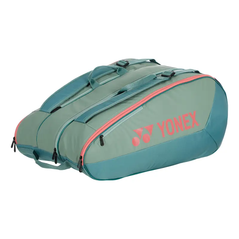 Team Racquet Bag Housse De Raquette Lot De 12-Vert,Blanc
