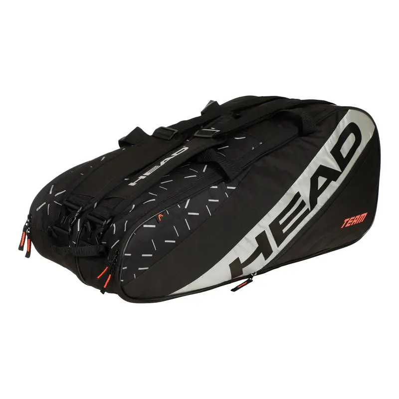 Team Racquet Bag L Housse De Raquette-Noir,Gris