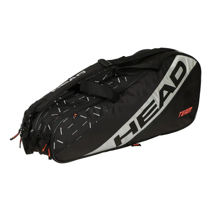 Team Racquet Bag M Housse De Raquette Lot De 6-Vert,Noir