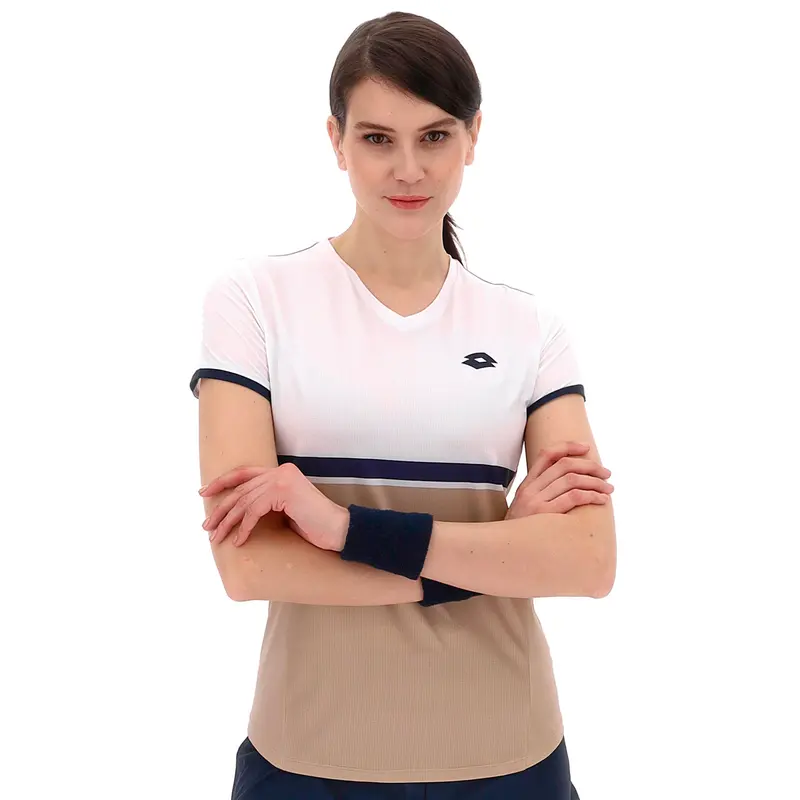 Tech V T-shirt Femmes-Beige
