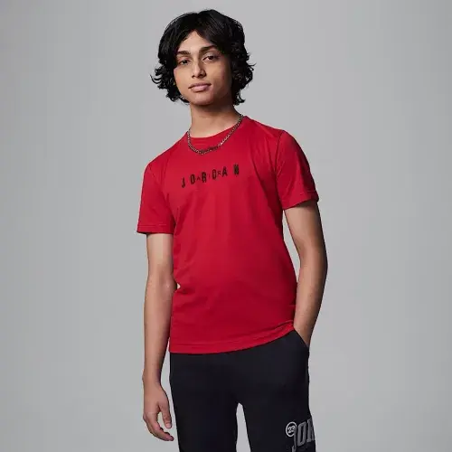Tee-Shirt Enfant Jordan Wordmark Gym Red