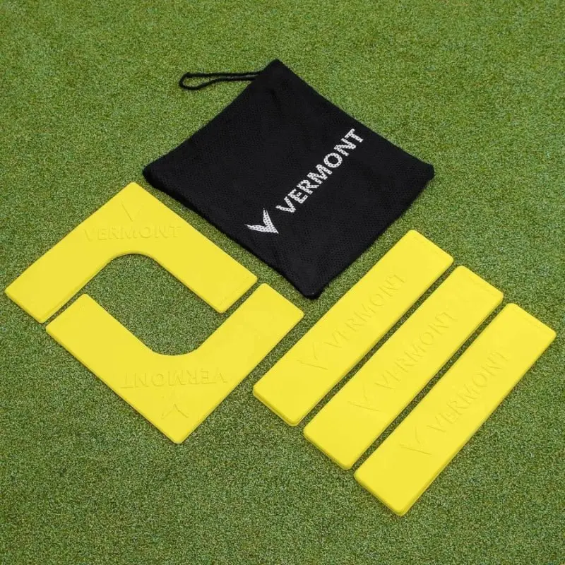 Tennis Court Line F. Yellow