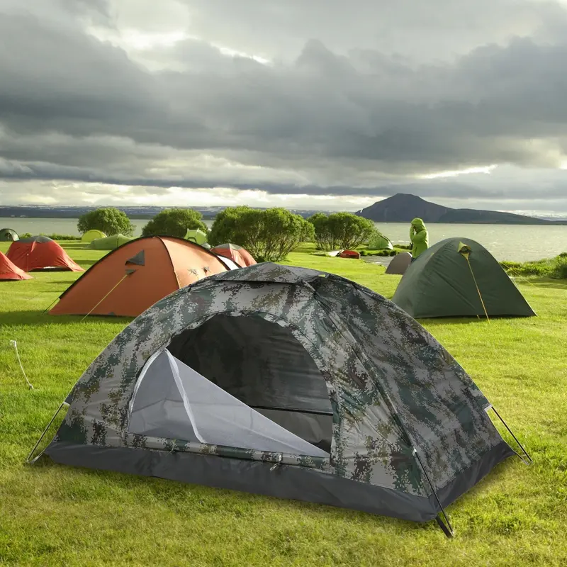 Tente camping - Camouflage