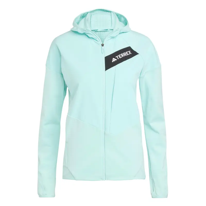 Terrex TRK ClimaWarm Fleece Veste Running Femmes-Turquoise