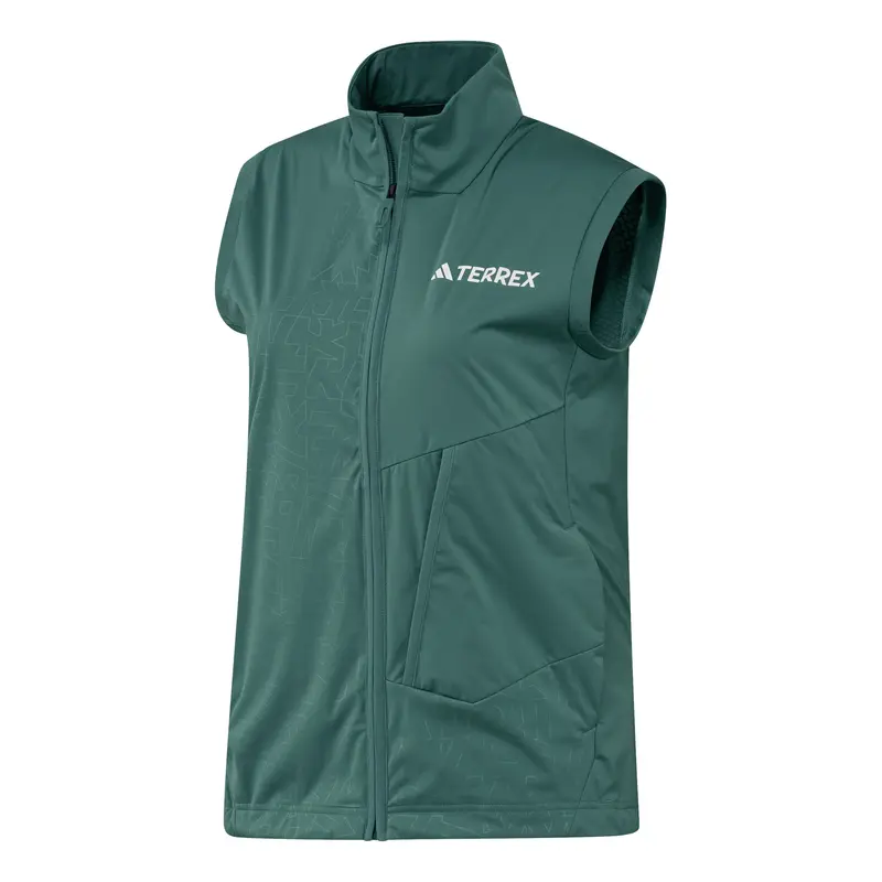 Terrex XPR Softshell Gilets de course Femmes-vert