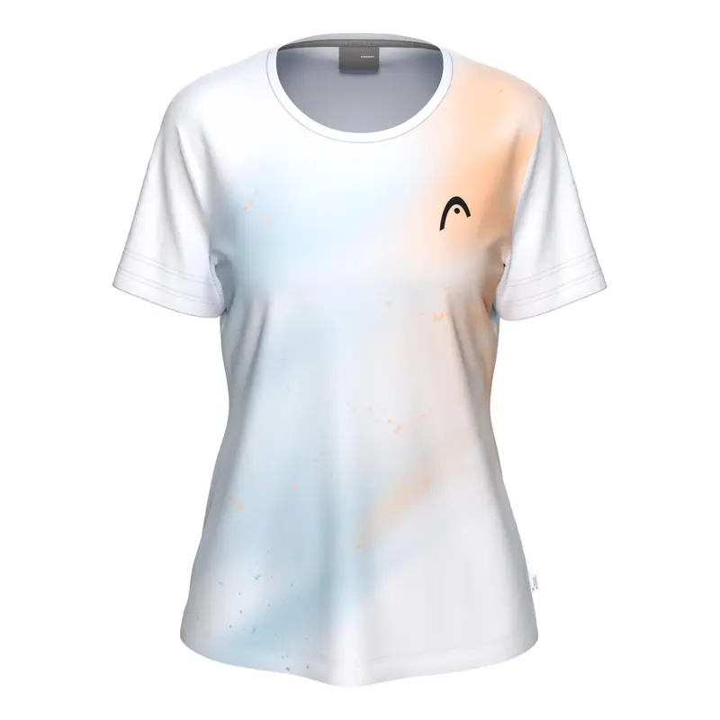 Tie-Break II T-shirt Femmes - abricot, blanc
