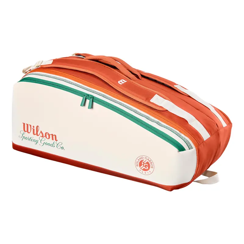 Tour Team Roland Garros Housse de raquette Lot de 9 - crème