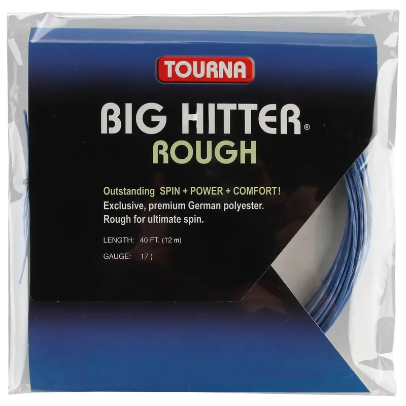 Tourna Big Hitter Rough Cordage En Garniture 12m-Bleu