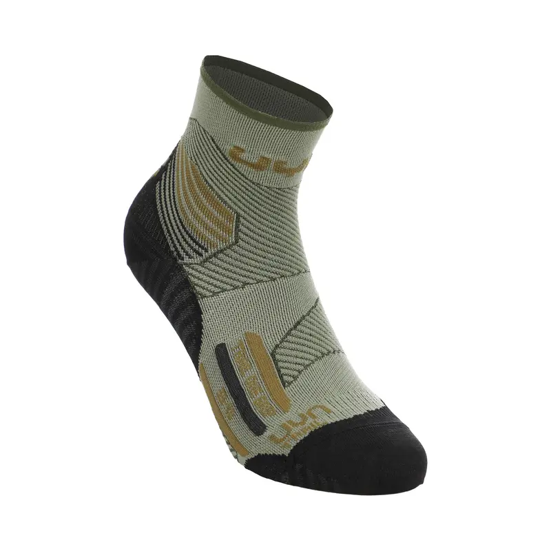 Trail One Grip Chaussettes de running Hommes - vert, noir