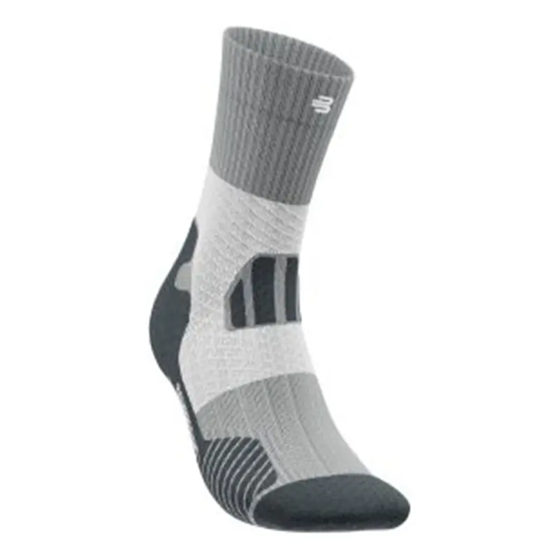 Trail Run Mid Cut Chaussettes De Running Femmes-Gris