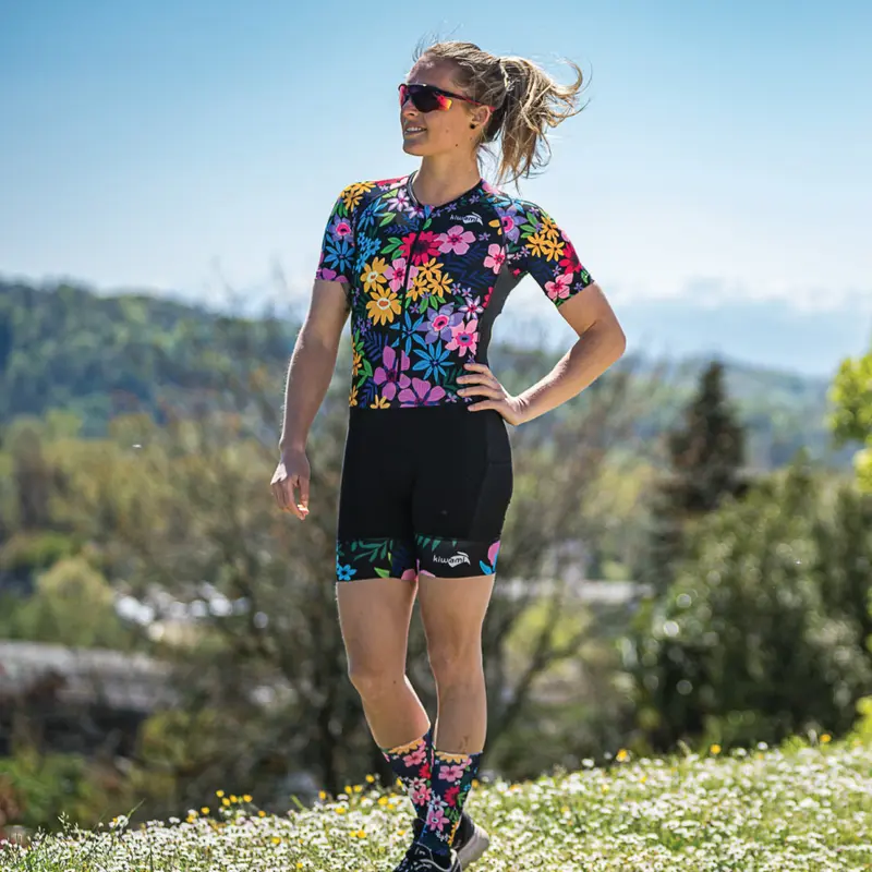 Trifonction femme Prima 2 LD Aéro Edition Spring - Black Flowers
