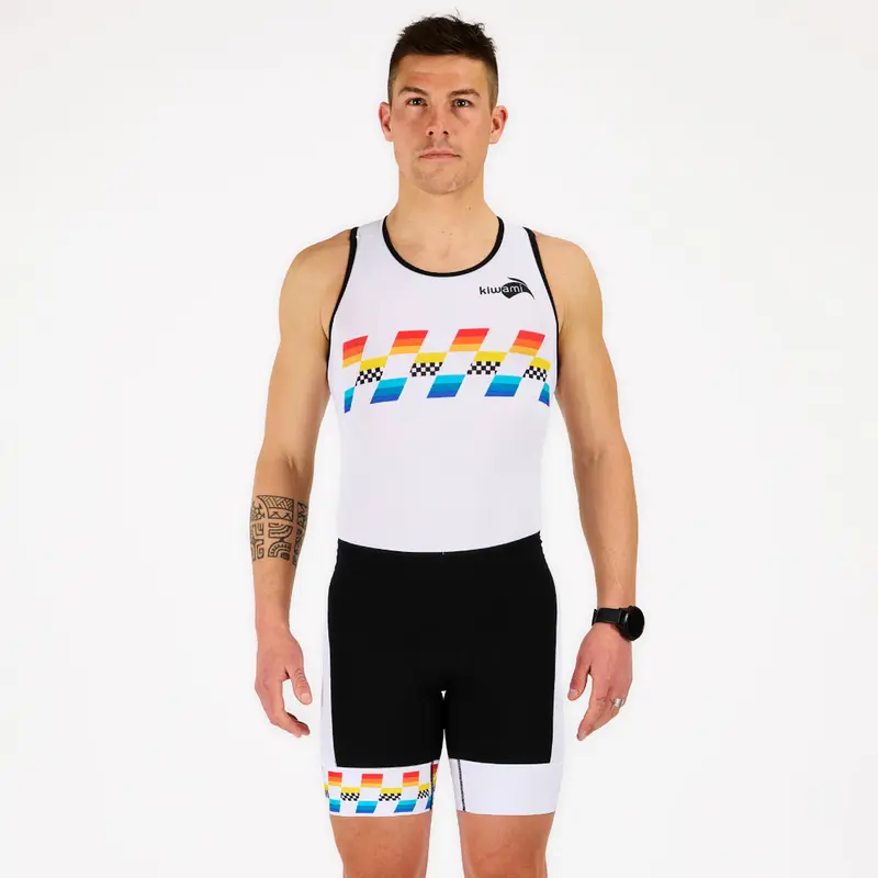 Trifonction sans manches Race Finisher White