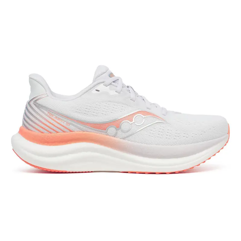 Triumph 23 Chaussure de running sans stabilisateurs Femmes - blanc, corail
