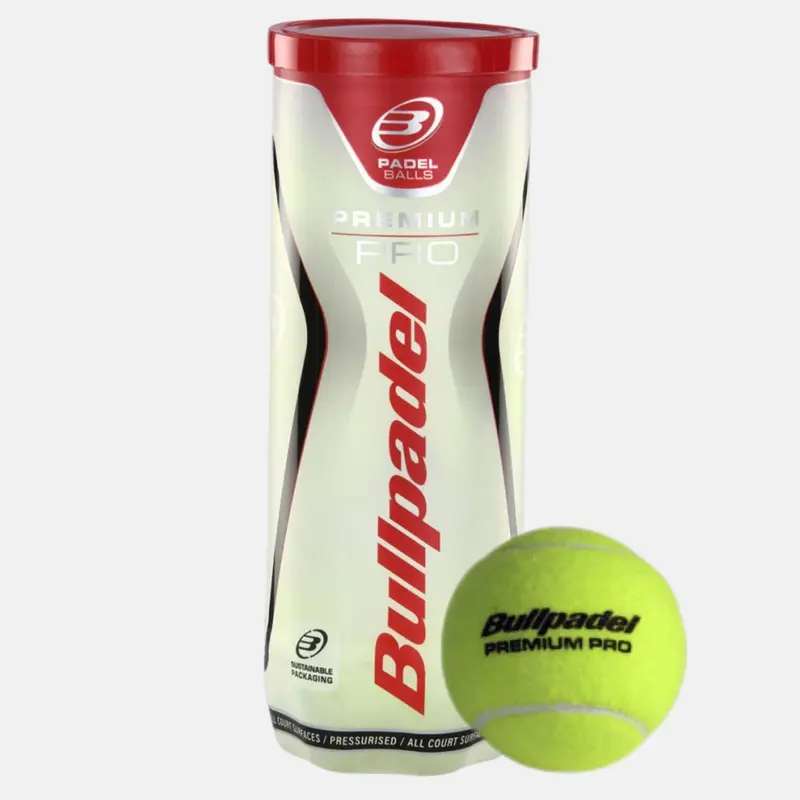 Tube de 3 balles padel Bullpadel Premium Pro