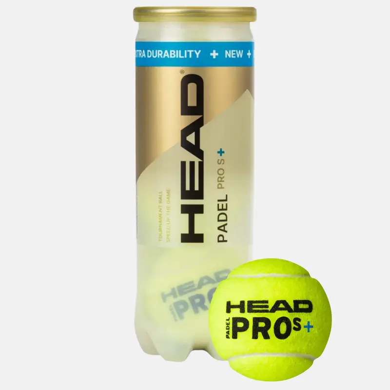 Tube de 3 balles padel HEAD Padel Pro S+