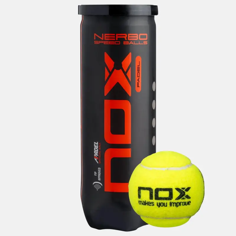 Tube de 3 balles padel NOX Nerbo